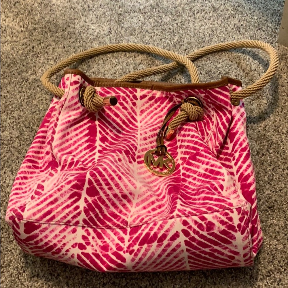 Michael kors pink tote
